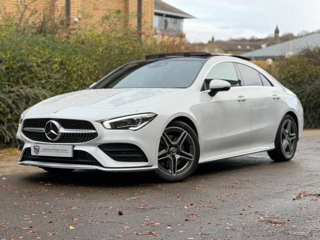Mercedes-Benz CLA 2.0 CLA 220d AMG Line Premium Plus 4dr Tip Auto Coupe Diesel WHITE